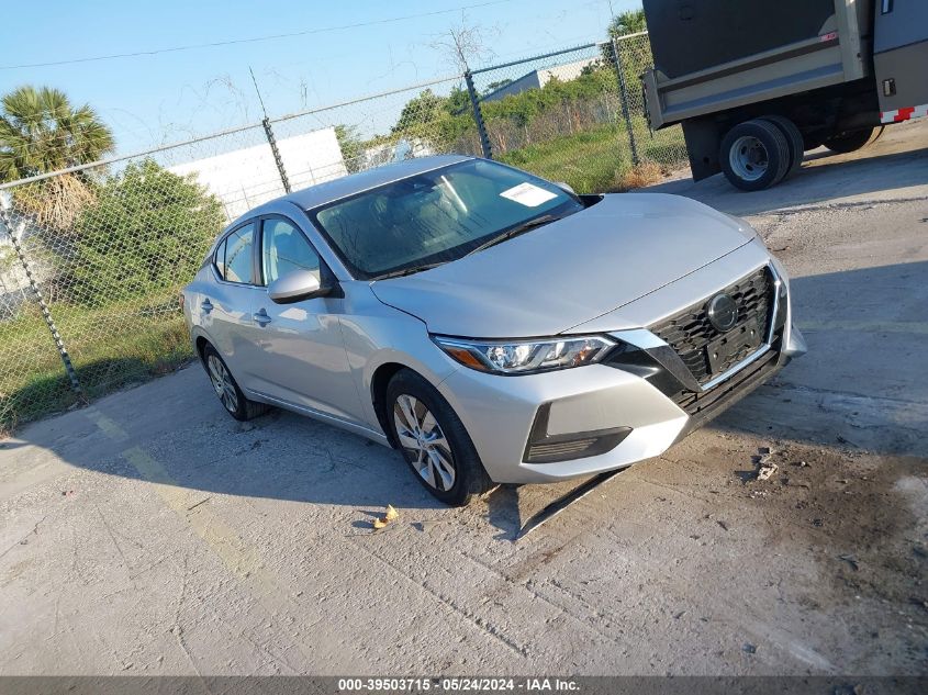 2022 Nissan Sentra S VIN: 3N1AB8BV3NY293088 Lot: 39503715