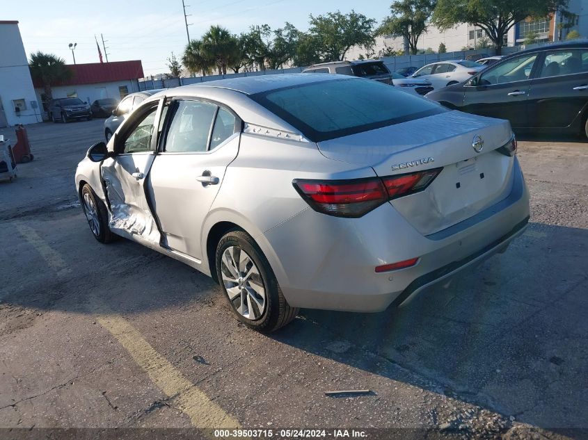 2022 Nissan Sentra S VIN: 3N1AB8BV3NY293088 Lot: 39503715