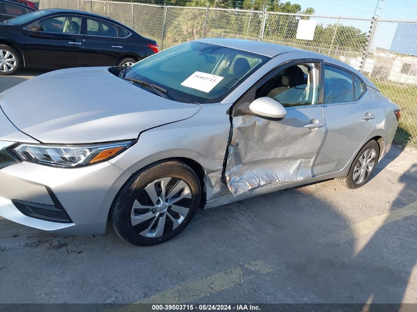 2022 Nissan Sentra S VIN: 3N1AB8BV3NY293088 Lot: 39503715