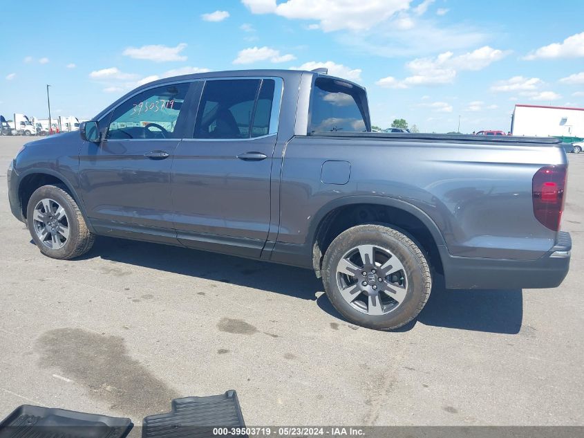 2017 Honda Ridgeline Rtl-T VIN: 5FPYK3F65HB032649 Lot: 39503719