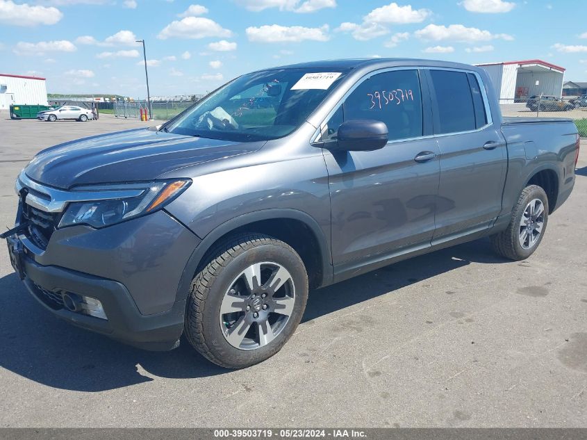 2017 Honda Ridgeline Rtl-T VIN: 5FPYK3F65HB032649 Lot: 39503719