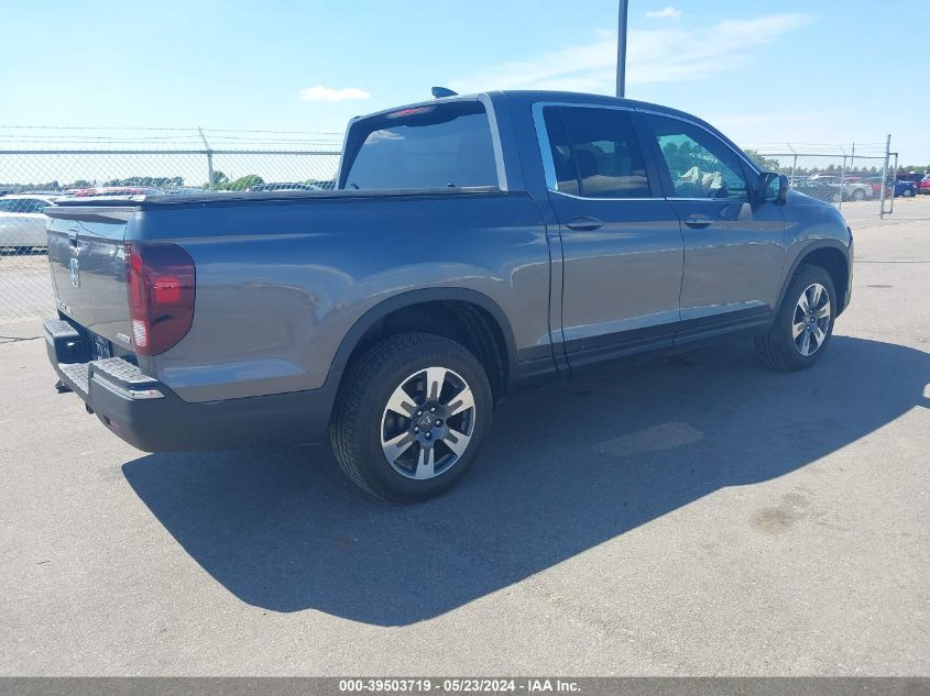 2017 Honda Ridgeline Rtl-T VIN: 5FPYK3F65HB032649 Lot: 39503719