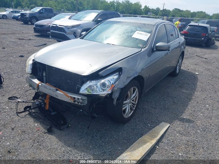 2012 Infiniti G37X VIN: JN1CV6AR3CM671161 Lot: 39503731