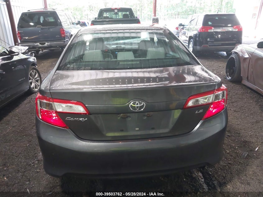 2013 Toyota Camry L/Se/Le/Xle VIN: 4T1BF1FK2DU274459 Lot: 39503762