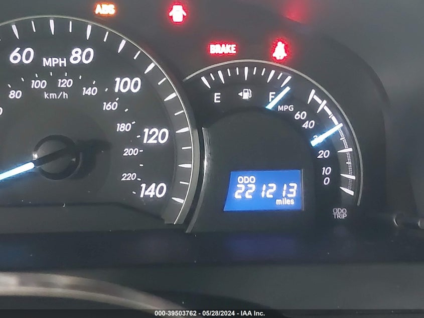 2013 Toyota Camry L/Se/Le/Xle VIN: 4T1BF1FK2DU274459 Lot: 39503762