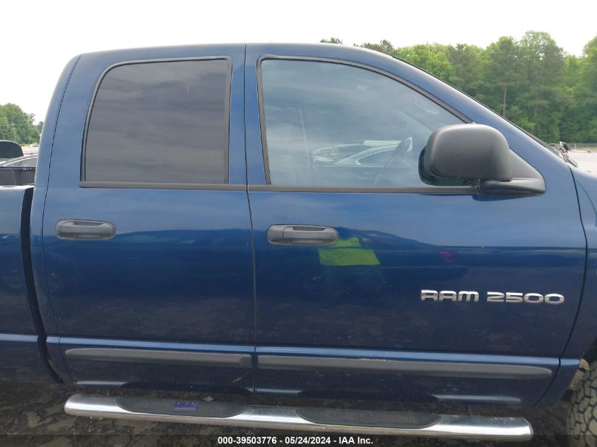 2006 Dodge Ram 2500 Slt/Sport VIN: 1D7KS28C06J138207 Lot: 39503776