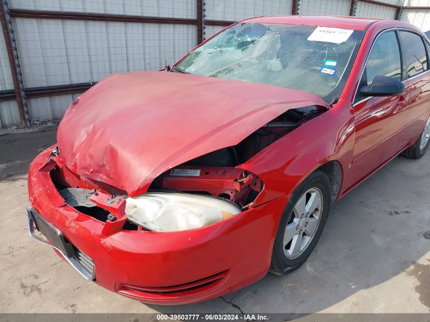 2008 Chevrolet Impala Lt VIN: 2G1WT58K489254082 Lot: 39503777