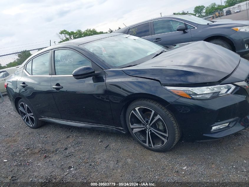 2020 Nissan Sentra Sr Xtronic Cvt VIN: 3N1AB8DV3LY265303 Lot: 39503779