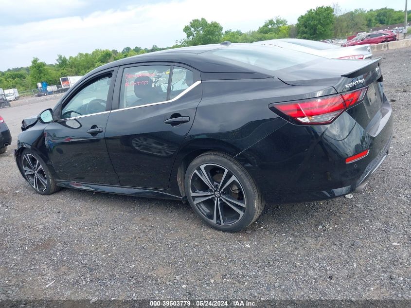 2020 Nissan Sentra Sr Xtronic Cvt VIN: 3N1AB8DV3LY265303 Lot: 39503779