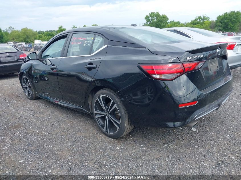 2020 Nissan Sentra Sr Xtronic Cvt VIN: 3N1AB8DV3LY265303 Lot: 39503779