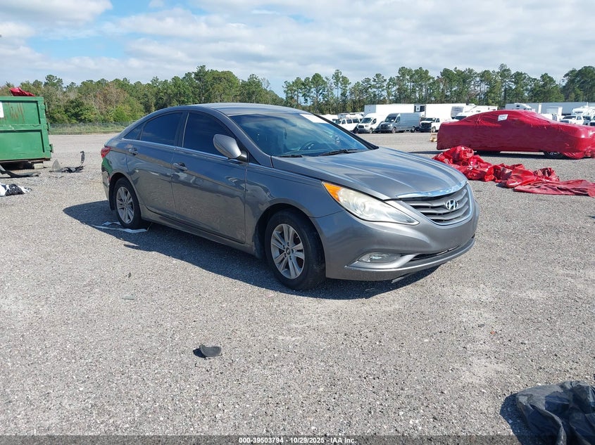 2013 Hyundai Sonata Gls grey sedan gasoline 5NPEB4AC2DH694859 photo #1
