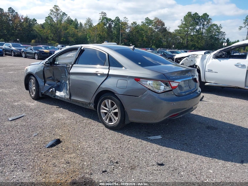 2013 Hyundai Sonata Gls grey sedan gasoline 5NPEB4AC2DH694859 photo #4