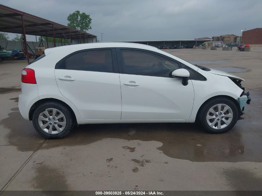 2013 Kia Rio Lx VIN: KNADM5A3XD6248123 Lot: 39503825