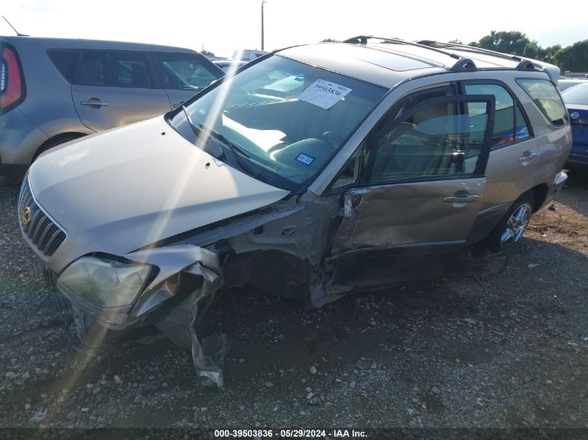 2001 Lexus Rx 300 VIN: JTJHF10UX10187367 Lot: 39503836