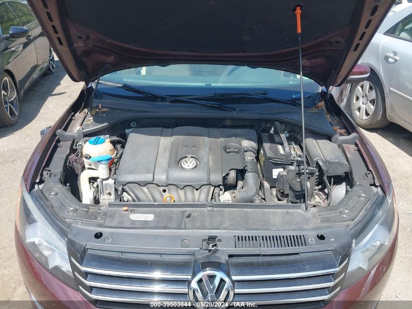 2013 Volkswagen Passat 2.5L Se VIN: 1VWBP7A39DC019251 Lot: 39503844