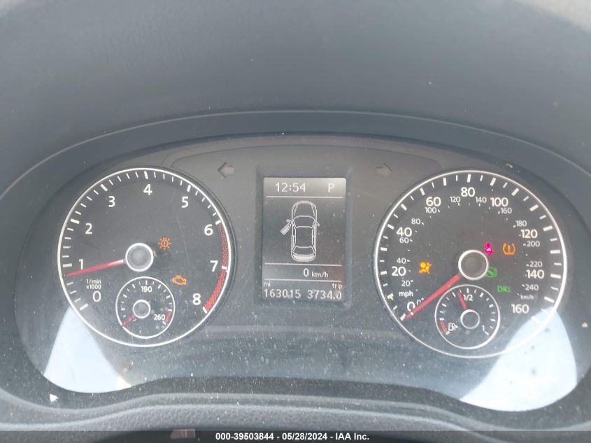 2013 Volkswagen Passat 2.5L Se VIN: 1VWBP7A39DC019251 Lot: 39503844