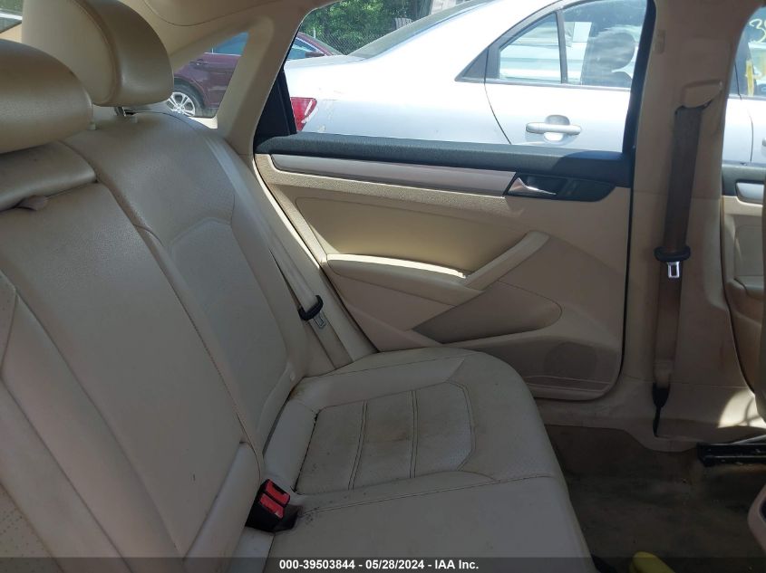 2013 Volkswagen Passat 2.5L Se VIN: 1VWBP7A39DC019251 Lot: 39503844