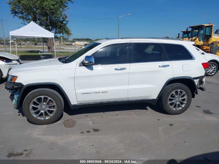 2015 Jeep Grand Cherokee Limited VIN: 1C4RJEBG0FC829072 Lot: 39503845