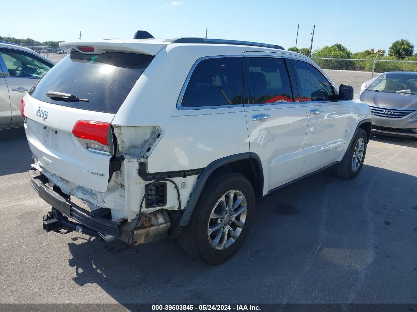 2015 Jeep Grand Cherokee Limited VIN: 1C4RJEBG0FC829072 Lot: 39503845