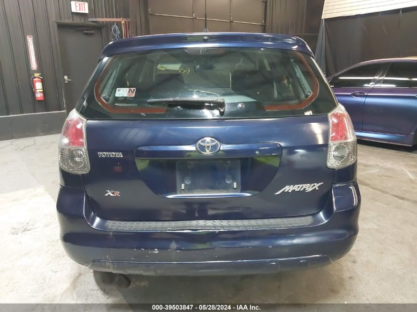 2006 Toyota Matrix Xr VIN: 2T1KR32E66C586940 Lot: 39503847