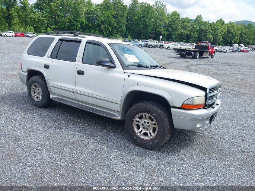 2002 Dodge Durango Slt Plus VIN: 1B4HS58N42F101677 Lot: 39503862