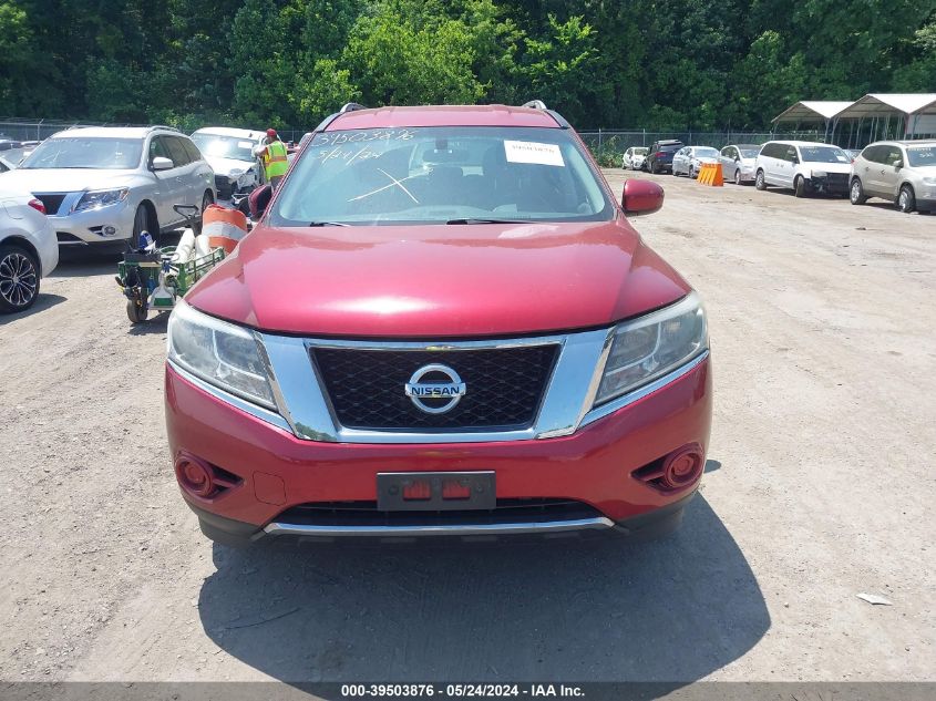 2014 Nissan Pathfinder Sv VIN: 5N1AR2MM9EC713550 Lot: 39503876