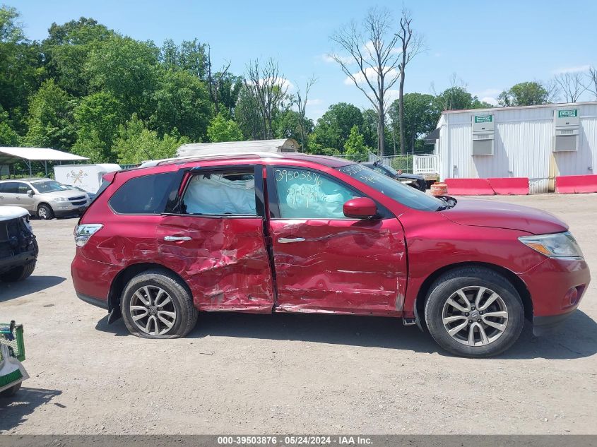 2014 Nissan Pathfinder Sv VIN: 5N1AR2MM9EC713550 Lot: 39503876