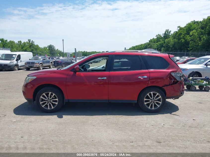 2014 Nissan Pathfinder Sv VIN: 5N1AR2MM9EC713550 Lot: 39503876