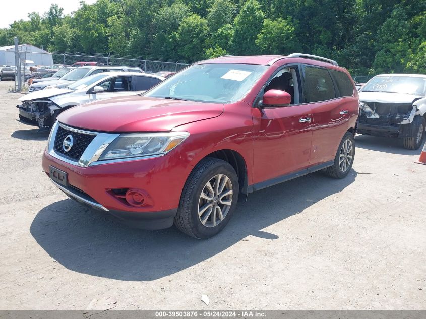 2014 Nissan Pathfinder Sv VIN: 5N1AR2MM9EC713550 Lot: 39503876