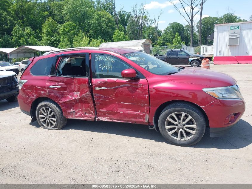 2014 Nissan Pathfinder Sv VIN: 5N1AR2MM9EC713550 Lot: 39503876