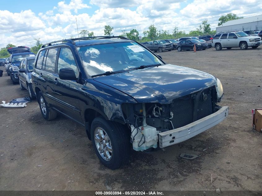 2005 Toyota Highlander V6 VIN: JTEDP21A550089079 Lot: 39503894