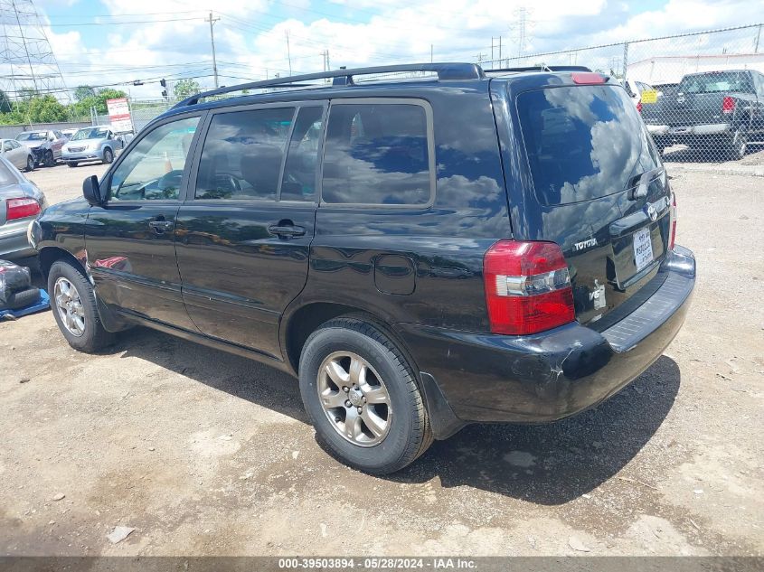 2005 Toyota Highlander V6 VIN: JTEDP21A550089079 Lot: 39503894