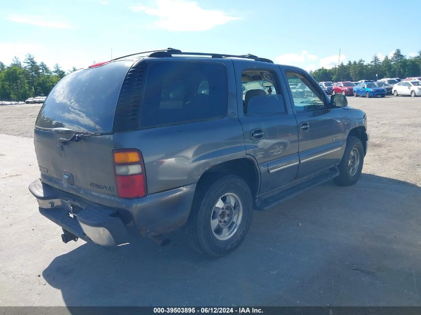 2001 Chevrolet Tahoe Lt VIN: 1GNEK13T81J158536 Lot: 39503895