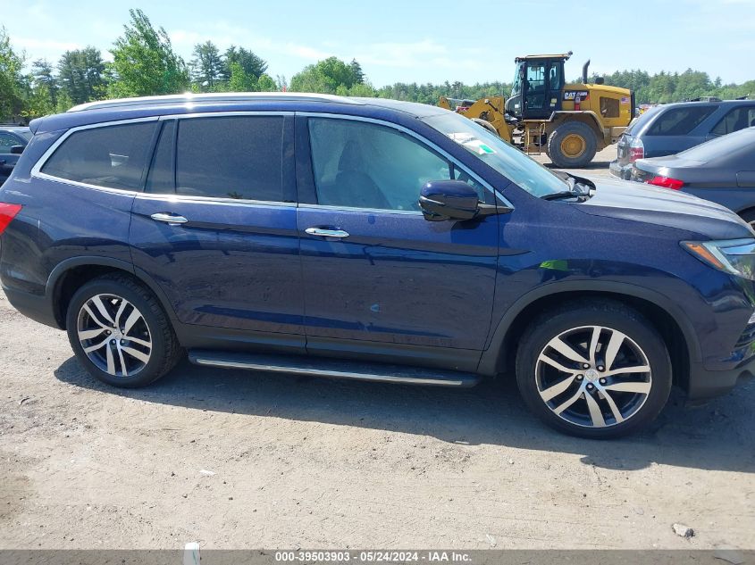 2016 Honda Pilot Touring VIN: 5FNYF6H9XGB046261 Lot: 39503903