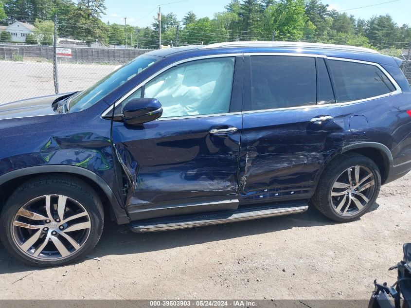 2016 Honda Pilot Touring VIN: 5FNYF6H9XGB046261 Lot: 39503903