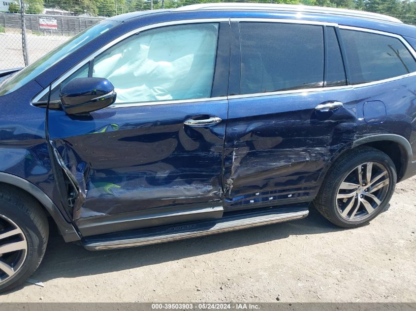 2016 Honda Pilot Touring VIN: 5FNYF6H9XGB046261 Lot: 39503903