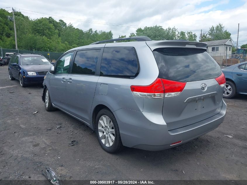 2012 Toyota Sienna Le 7 Passenger VIN: 5TDJK3DC2CS044863 Lot: 39503917