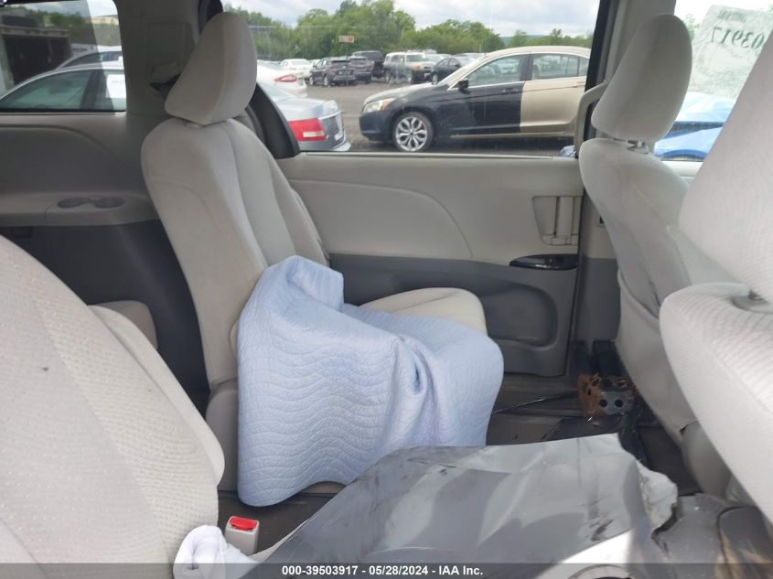 2012 Toyota Sienna Le 7 Passenger VIN: 5TDJK3DC2CS044863 Lot: 39503917