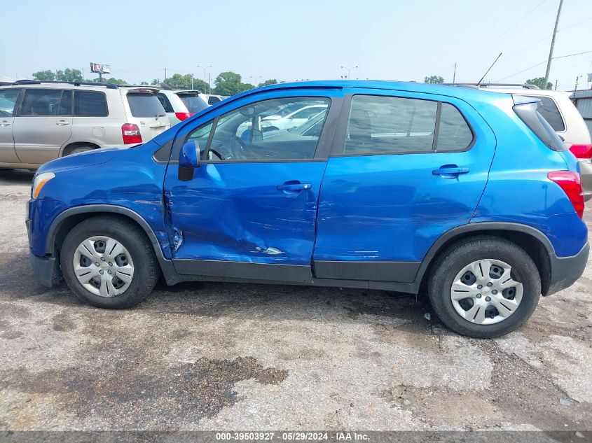 2015 Chevrolet Trax 1Ls VIN: KL7CJKSB0FB099868 Lot: 39503927