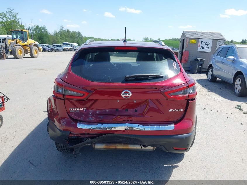 2022 Nissan Rogue Sport Sv Awd Xtronic Cvt VIN: JN1BJ1BW2NW491627 Lot: 39503929