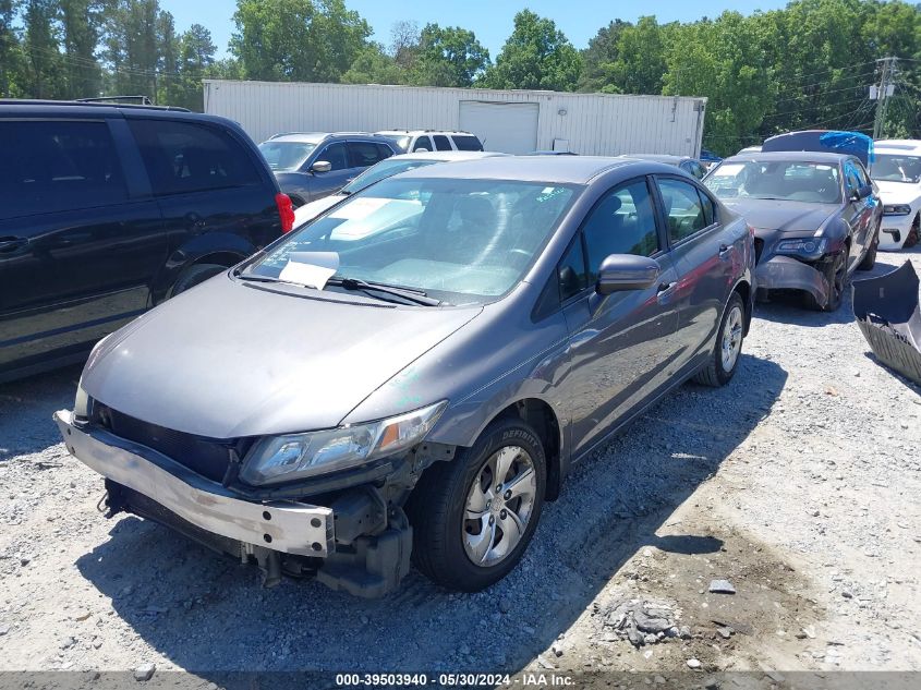 2015 Honda Civic Lx VIN: 19XFB2F50FE026519 Lot: 39503940