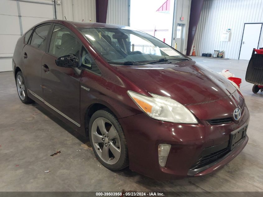 2013 Toyota Prius Three Se VIN: JTDKN3DU3D5605745 Lot: 39503958