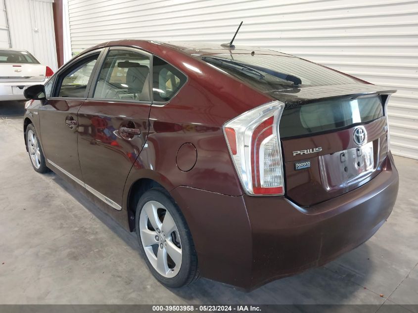 2013 Toyota Prius Three Se VIN: JTDKN3DU3D5605745 Lot: 39503958