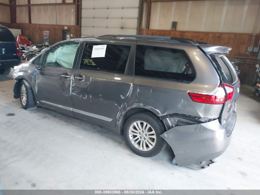 2017 Toyota Sienna Xle 8 Passenger VIN: 5TDYZ3DC6HS890527 Lot: 39503965