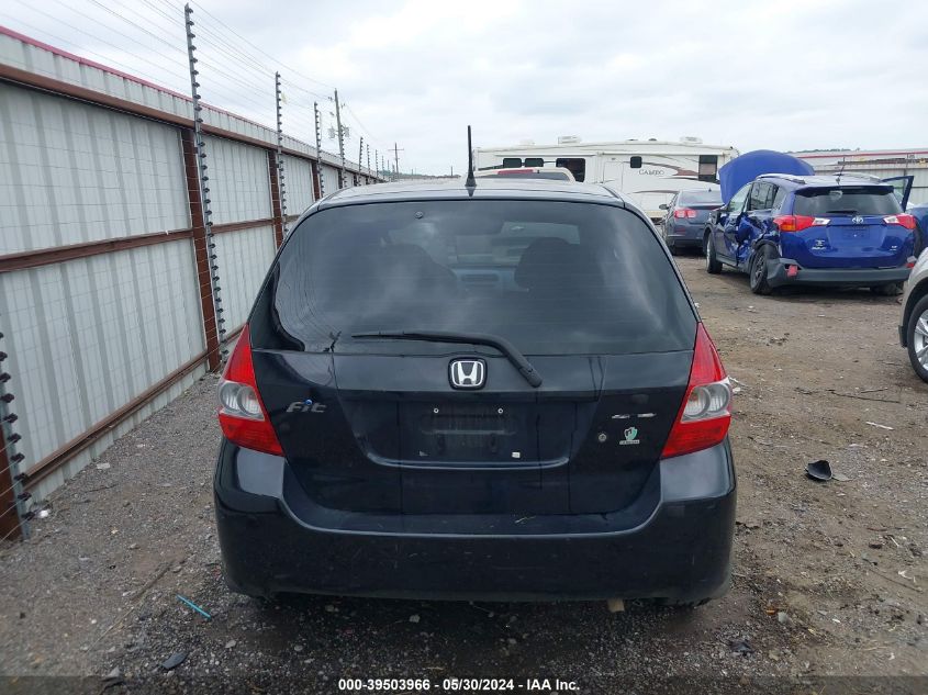 2007 Honda Fit VIN: JHMGD38497S029800 Lot: 39503966