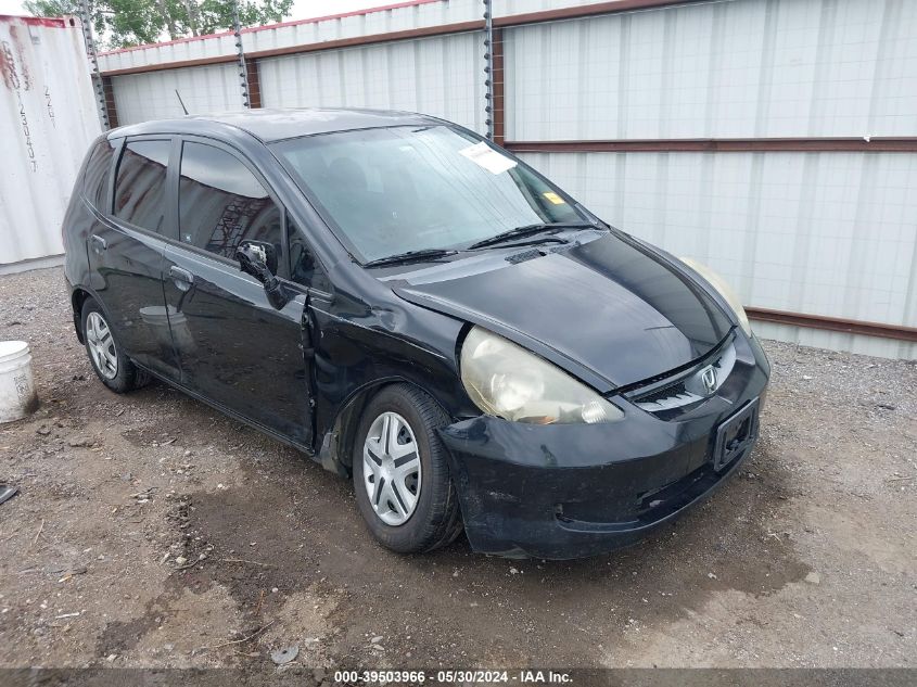 2007 Honda Fit VIN: JHMGD38497S029800 Lot: 39503966