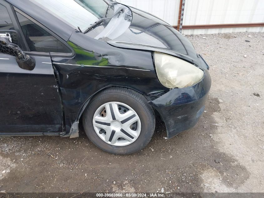 2007 Honda Fit VIN: JHMGD38497S029800 Lot: 39503966