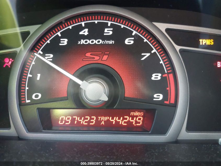 2008 Honda Civic Si/Si Mugen VIN: 2HGFA55578H712717 Lot: 39503972