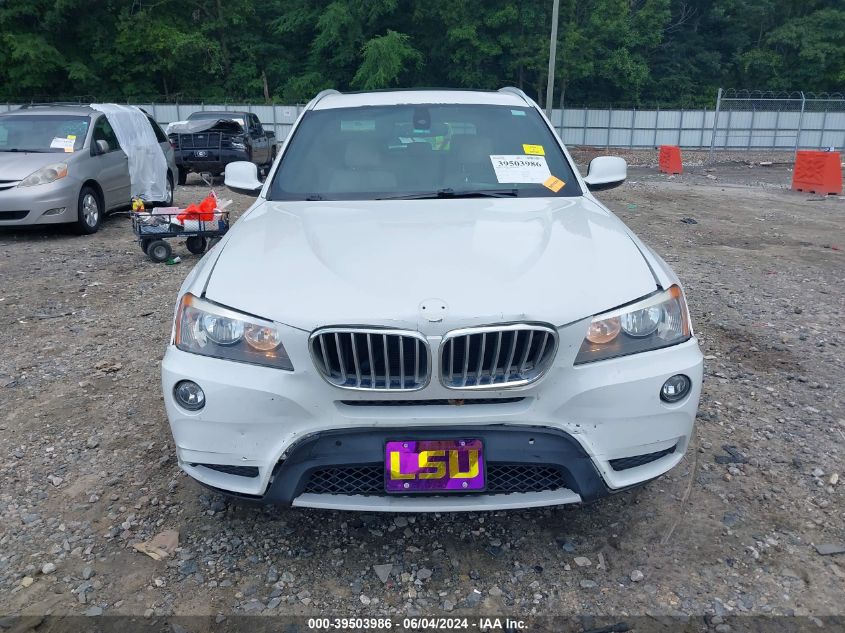 2012 BMW X3 xDrive28I VIN: 5UXWX5C50CL718725 Lot: 39503986