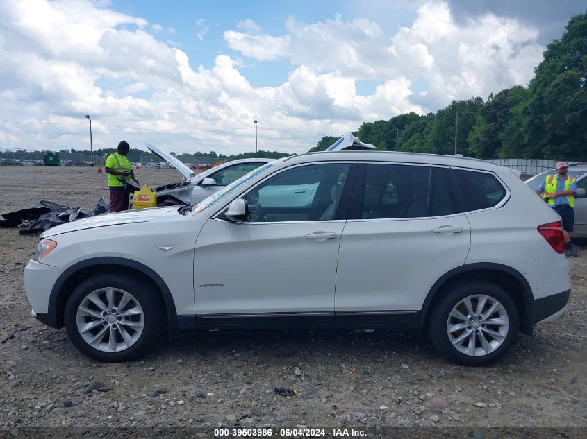 2012 BMW X3 xDrive28I VIN: 5UXWX5C50CL718725 Lot: 39503986